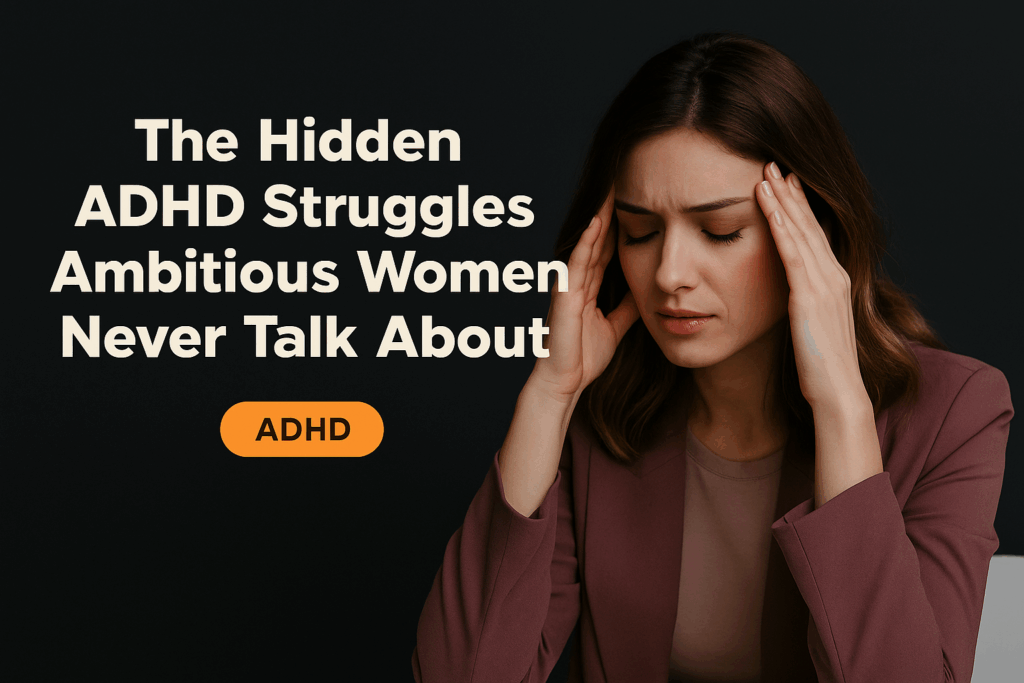 ADHD struggles for ambitious women